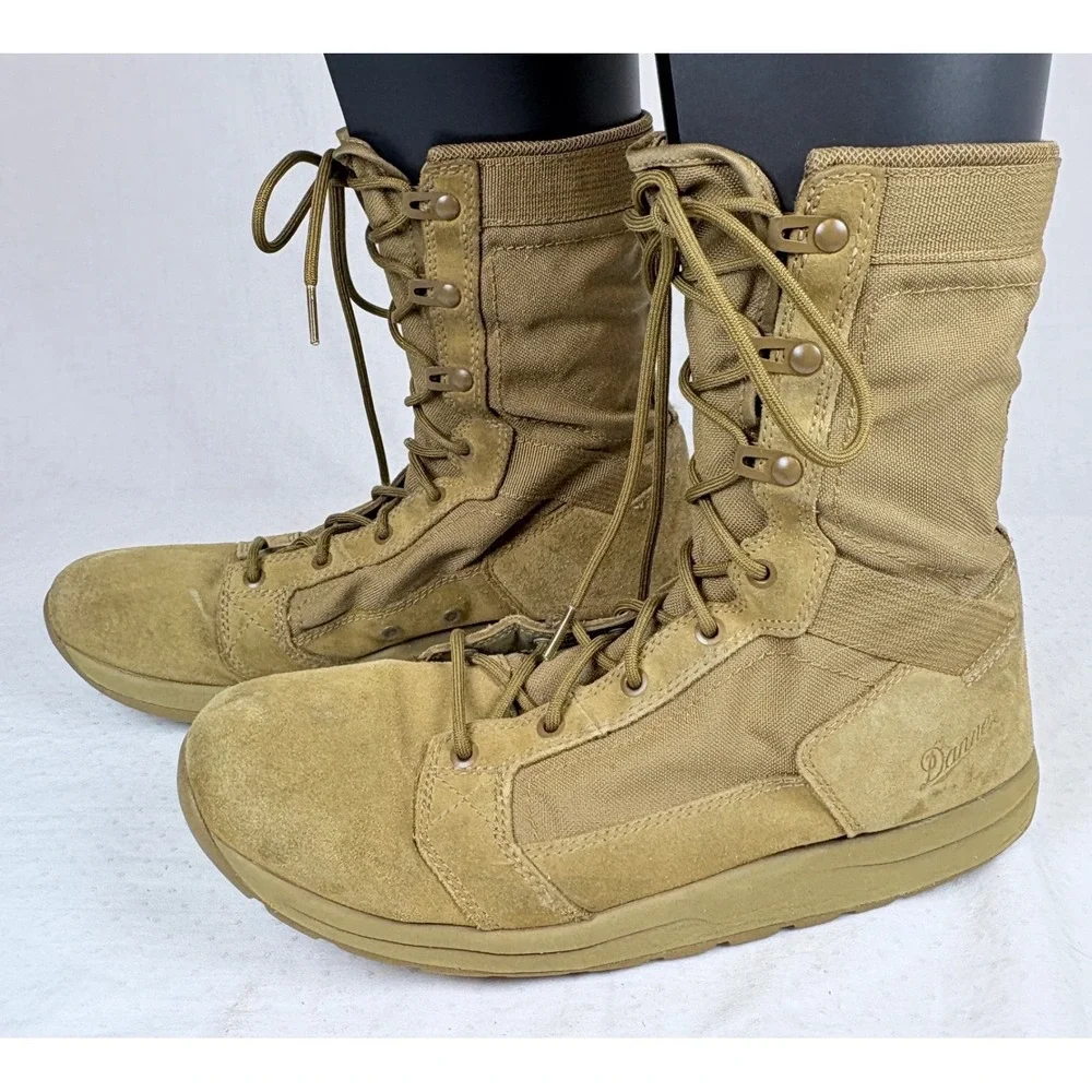 Danner Tachyon 8 Coyote Mens Tactical Military Boots 50136 Tan Sz 11.5 D Grunge
